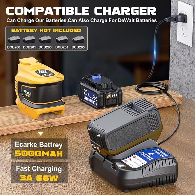 Power Inverter 200W Portable Power Station Generator Compatible - Image 5