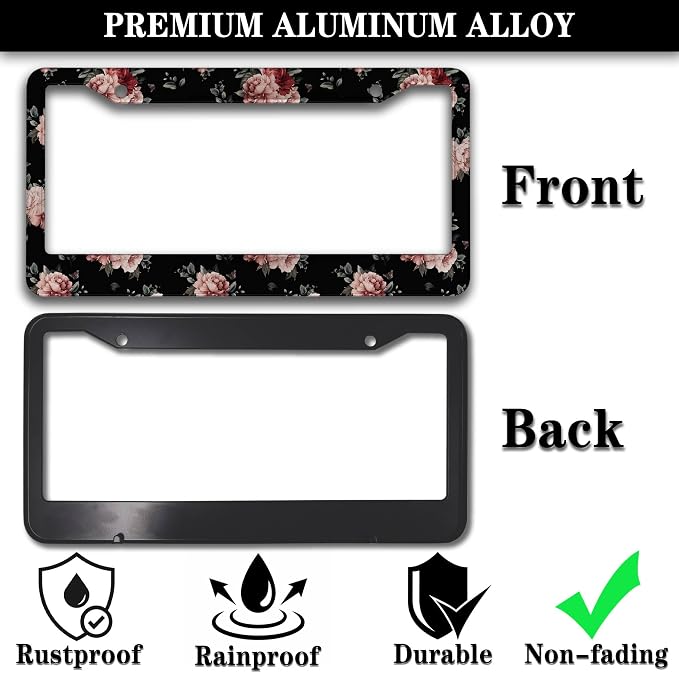 Fun License Plate Frame Protector License Plate Frames - Image 3