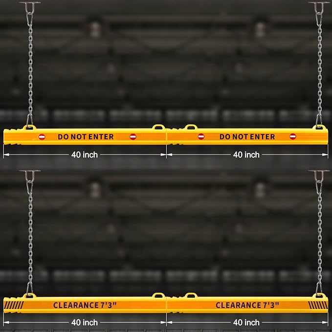 78" Parking Garage Height Clearance Bar - Image 3