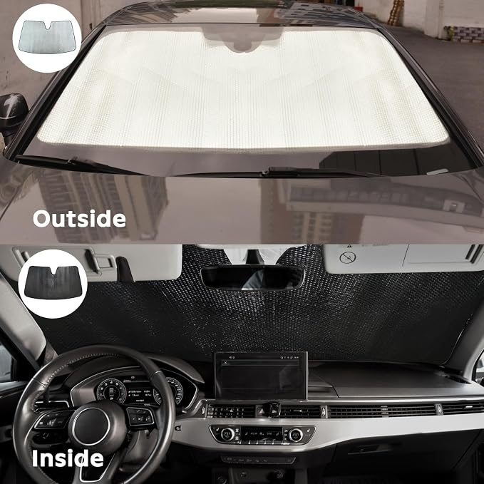 Windshield Sun Shade for Toyota Tundra 2022-2025 - Image 7