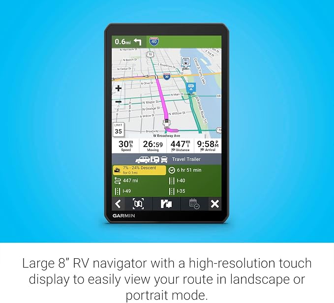 Garmin RV 895 RV MT-S GPS Navigator - Image 3