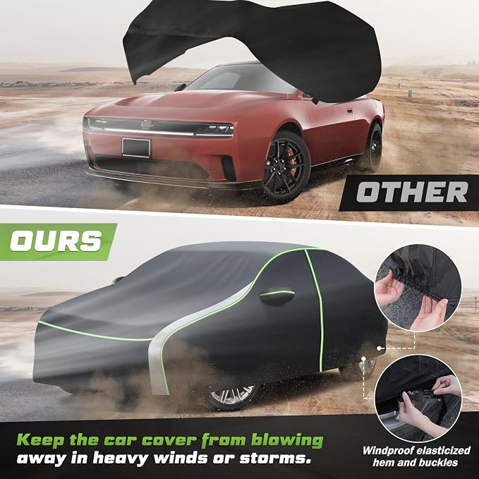 Mixsuper Liner Car Cover for Dodge Charger 2006-2026, 7 Layers Waterproof Car - Image 6
