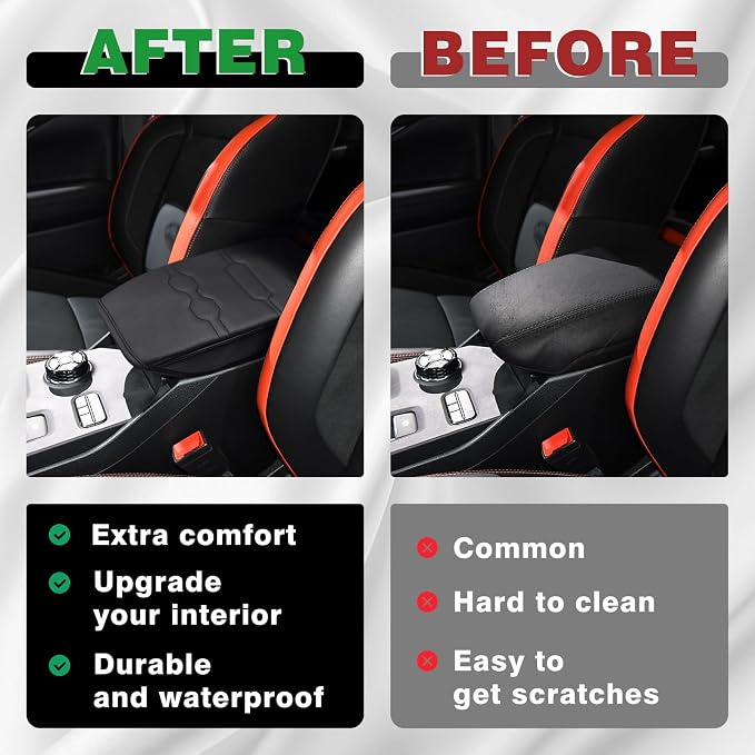Muslogy Center Console Armrest Cover Compatible - Image 4