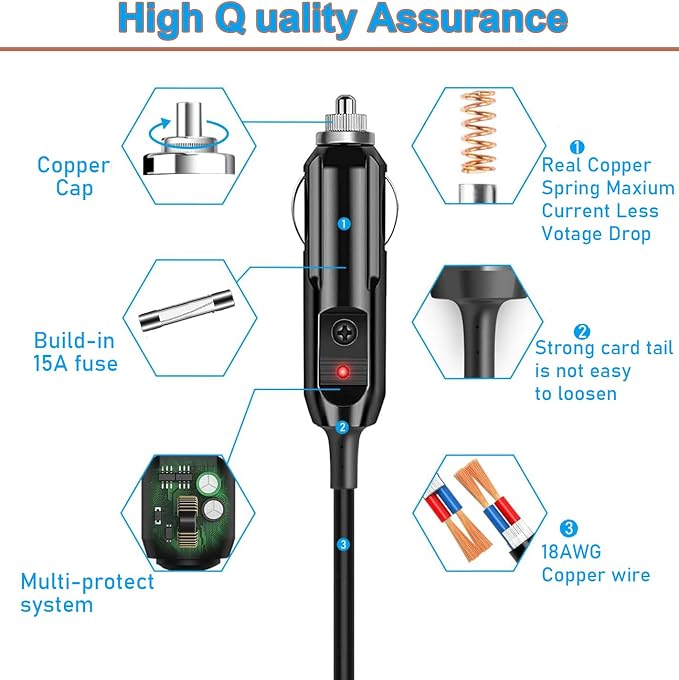 Car Charger Power Adapter Compatible - Image 4