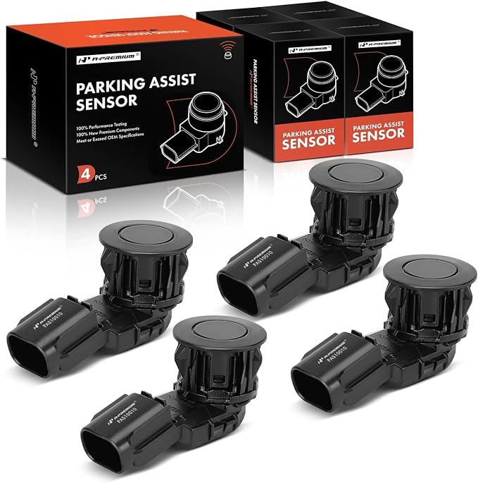 A-Premium 4-PC Reverse Backup Parking Assist Sensor Compatible by A-Premium
