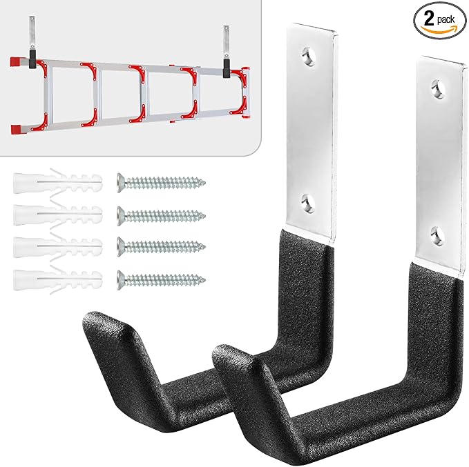 AccEncyc Heavy Duty Garage Storage Hooks by Unknown