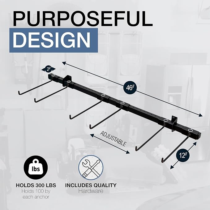 StoreYourBoard Chair Storage Rack Triple – Heavy Duty Folding Chair Rack - Image 3