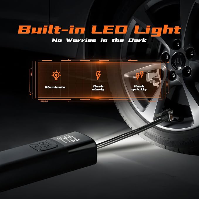Tire Inflator Portable Air Compressor - Image 8