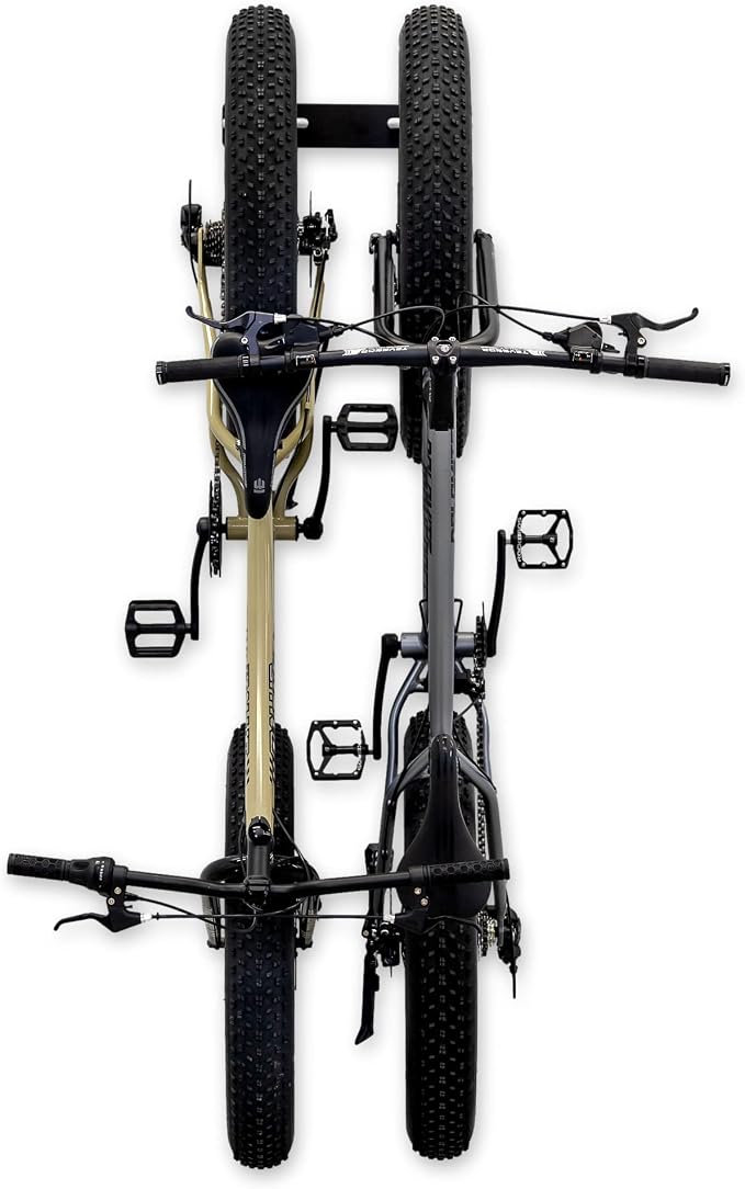 StoreYourBoard BLAT Bike Fat Tire Wall Rack, Holds 2 Bikes, Home and Garage - Image 7