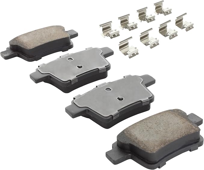 Premium Ceramic Rear Brake Pads Compatible - Image 2