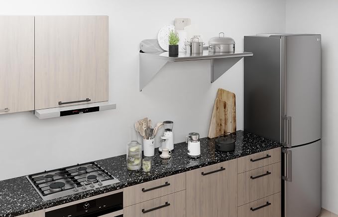 AmGood 36" Long X 24" Deep Stainless Steel Wall Shelf | NSF Certified | - Image 7