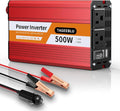 500W Power Inverter DC 12V to 110V/120V AC Car Inverter by TAGEEBLU