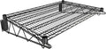 24" x 36" Black Epoxy Wire Wall Mount Shelf by Krollen+Industrial