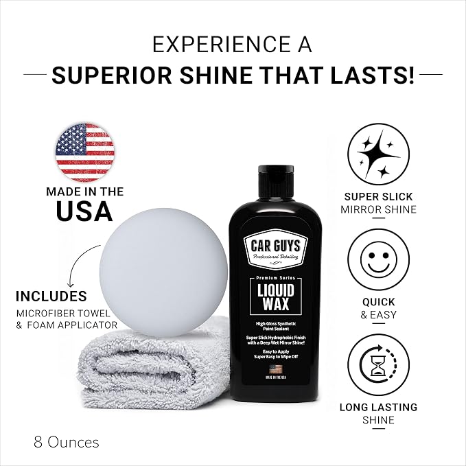 CAR GUYS Liquid Wax | Advanced Car Wax | Superior Protection - Image 2