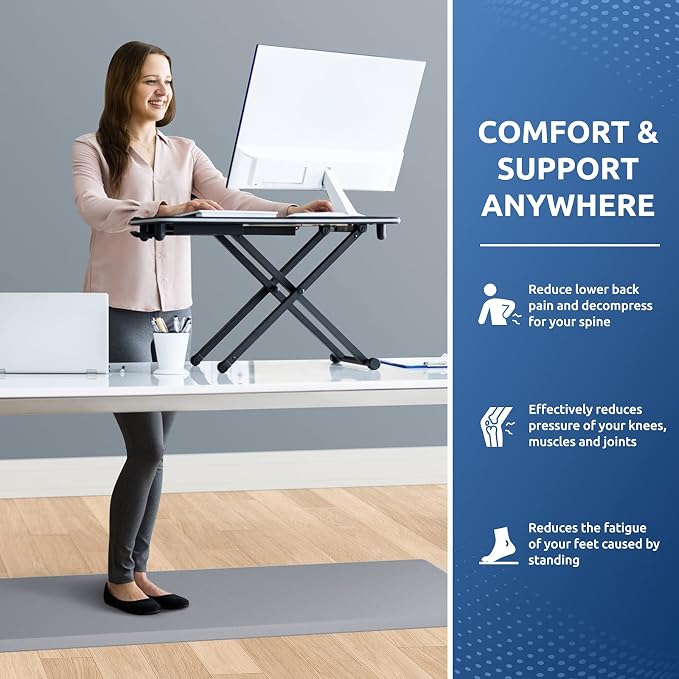 KitchenClouds Cushioned Anti Fatigue Kitchen Rug, Waterproof Non Slip, Standing - Image 4