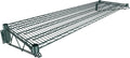 18" x 60" Green Epoxy Wire Wall Mount Shelf by Krollen+Industrial