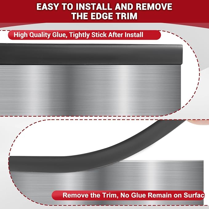 EPDM Rubber Edge Trim, 1/8" Self Adhesive, Fit - Image 4