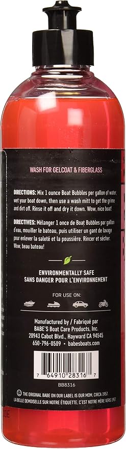 Babe’s Boat Bubbles – High-Sudsing Boat Wash Soap – Safe - Image 3