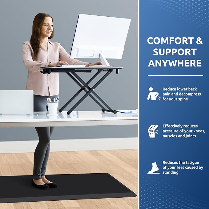 KitchenClouds Kitchen Mat Cushioned Anti Fatigue Rug 20"x39" Waterproof - Image 4