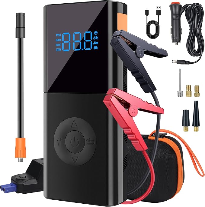 Car Jump Starter, 3000A Car Battery Jump Starter Pack by LEKILV