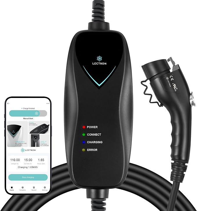 Lectron Level 1 J1772 Charger - 110V by LECTRON