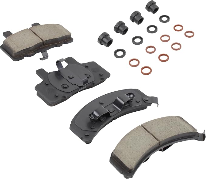 Premium Semi-Metallic Front Brake Pads Compatible - Image 2