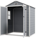 Outsunny 6' x 4.5' Outdoor Storage Shed, Plastic Shed by Outsunny