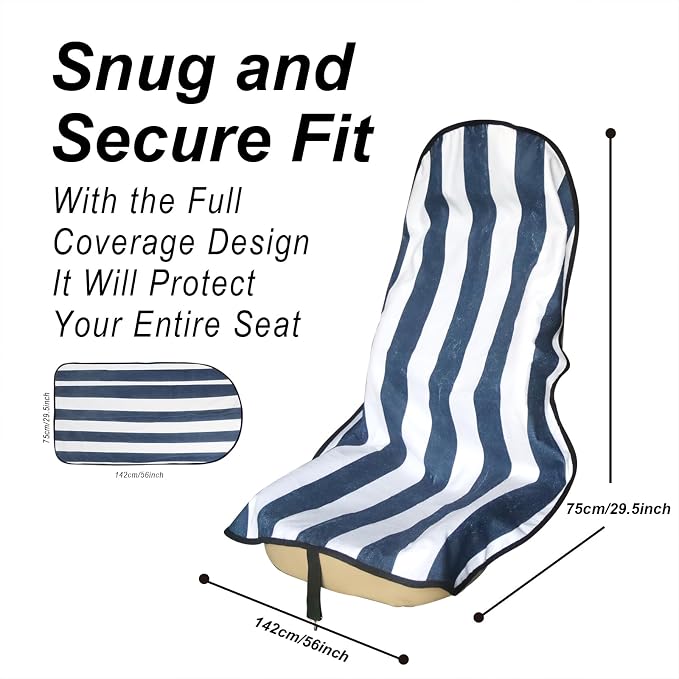 Car Seat Cover Protector Front Seats, - Image 3