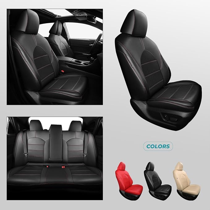for Toyota Camry Seat Covers Hybrid LE SE 2018 2019 2020 2021 2022 2023 2024 - Image 8
