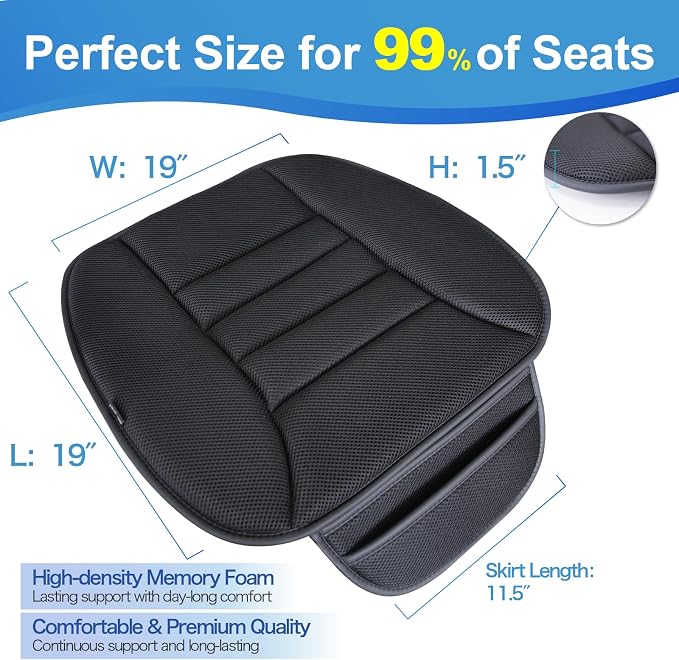 Premium Car Seat Cushion, Driver Cushion - Image 6