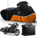 Motorcycle Cover Storage for Touring Models Harley Davidson Road King, Road by LILIBZAKI