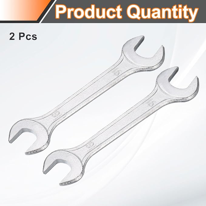 HARFINGTON 2pcs Double Open End Wrench 16mm x 18mm Metric 15 Degree Offset - Image 3