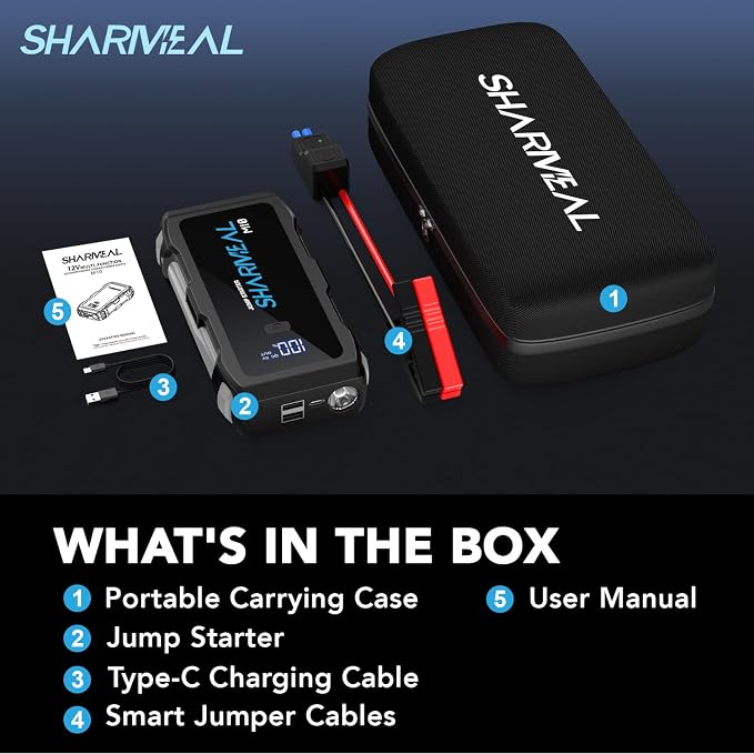 3000A Battery Capacity Jump Starter Power Pack - Image 8