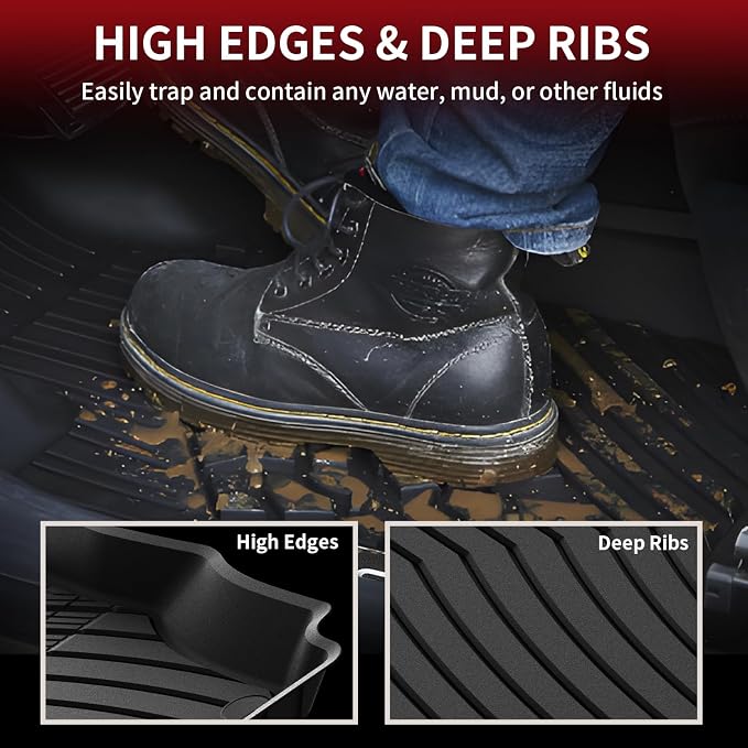 LASFIT Floor Mats for Mercedes Benz GLE SUV 2020-2026 350/450 / 450e / 580/53 - Image 3
