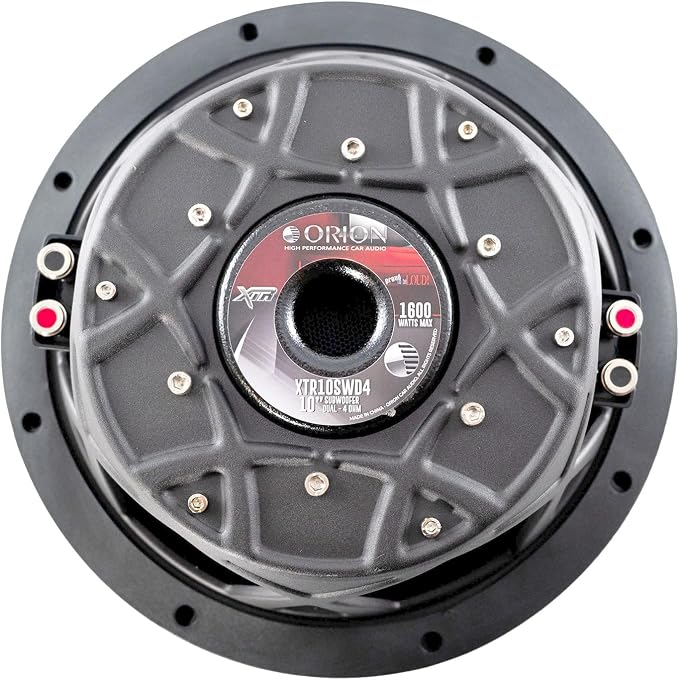 ORION XTR Series XTR10SWD4 Shallow Mount 10” Car Subwoofer, 1600W Max Power - Image 5