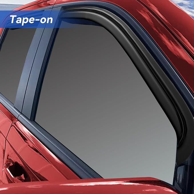 Window Visors Rain Guards for 2010-2024 Toyota 4Runner, Out-Channel Window Vent - Image 3