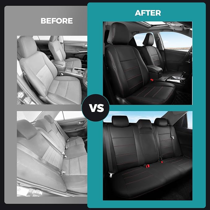 for Toyota Camry Seat Covers L LE XLE 2012 2013 2014 2015 2016 2017 - Image 7
