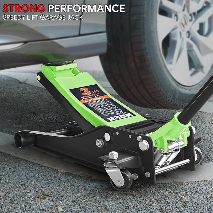 DNA MOTORING Low Profile Hydraulic Trolley Service/Floor Jack, 3 Ton Capacity - Image 9