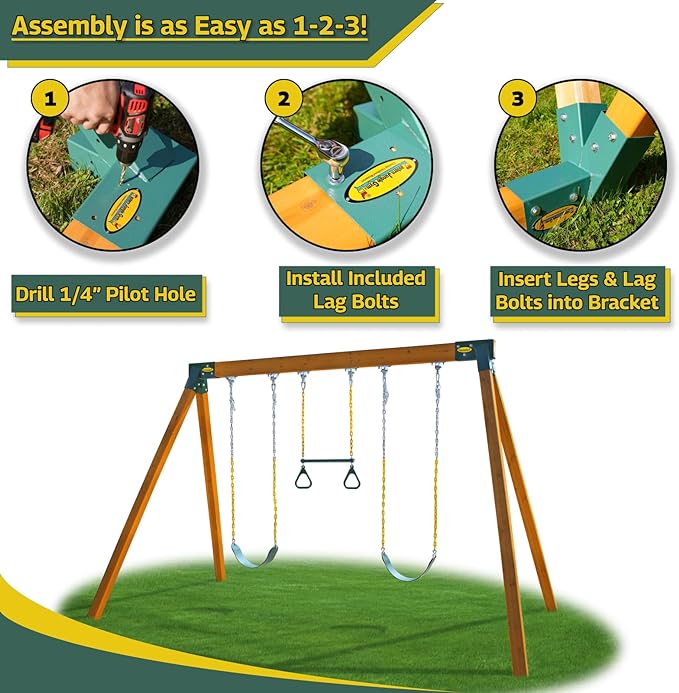 Eastern Jungle Gym Easy 1-2-3 A-Frame 2 Brackets - Image 3