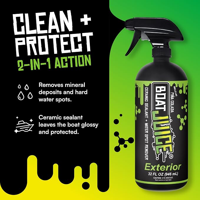 Boat Juice Necessity Boat Cleaner Kit | Exterior Water Spot Remover, Interior - Image 3
