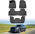 Powerty Floor Mats for 2023 2024 2025 Honda Pilot Accessories All Weather Floor by Powerty