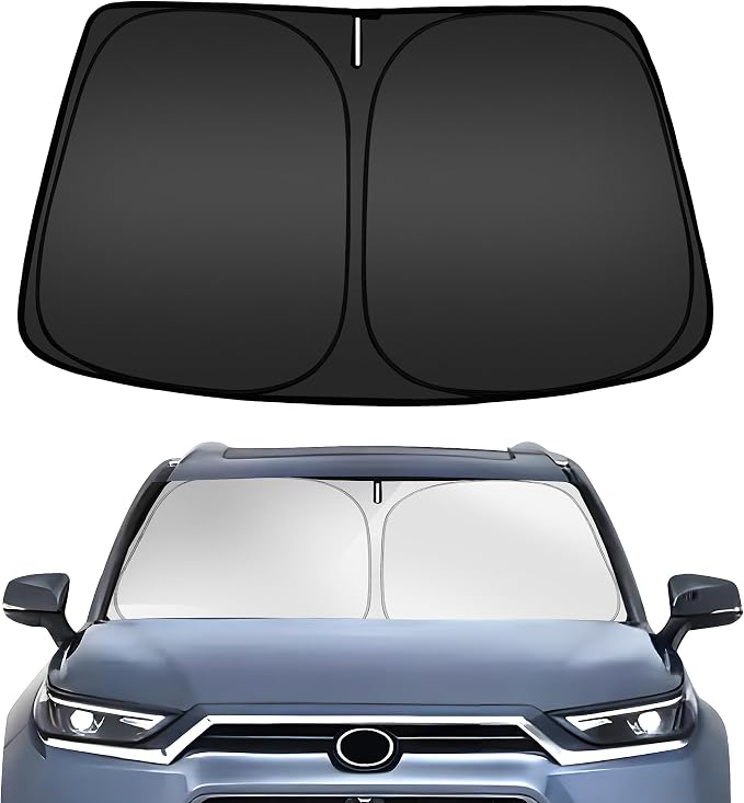 ARISMOTOR Windshield Sun Shade for Toyota Highlander 2020-2025 2026, Custom Fit by ARISMOTOR
