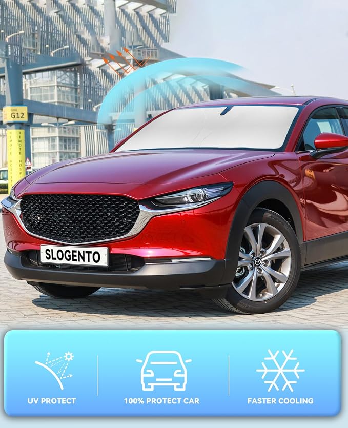 Sun Shade for CX-30 CX30 Windshield Sunshades for 2019 2020-2024 2025 2026 - Image 5