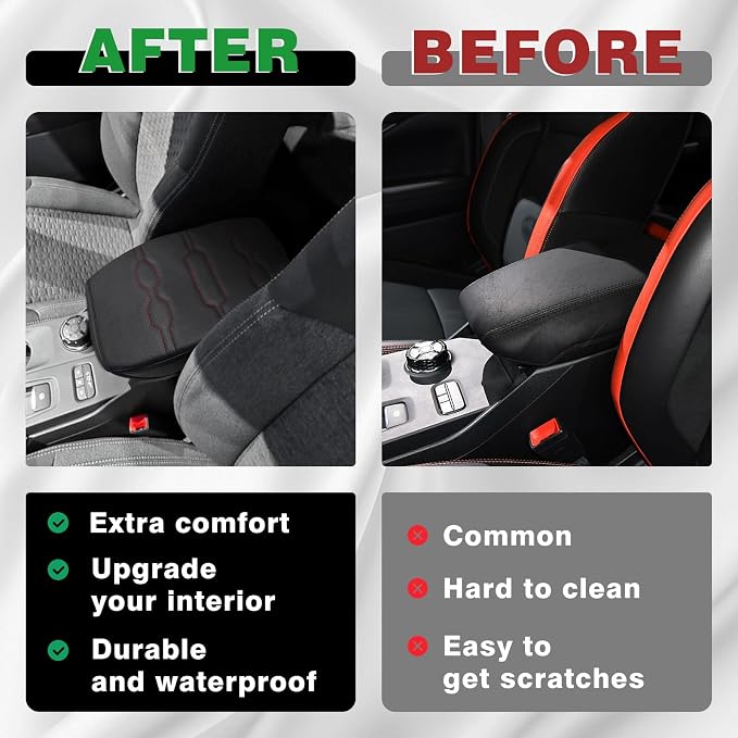 Muslogy Center Console Armrest Cover Compatible - Image 6