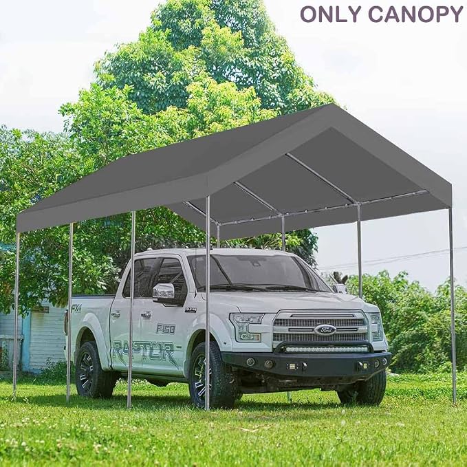10'x20' Upgraded Carport Replacement Top Canopy Cover - Image 2