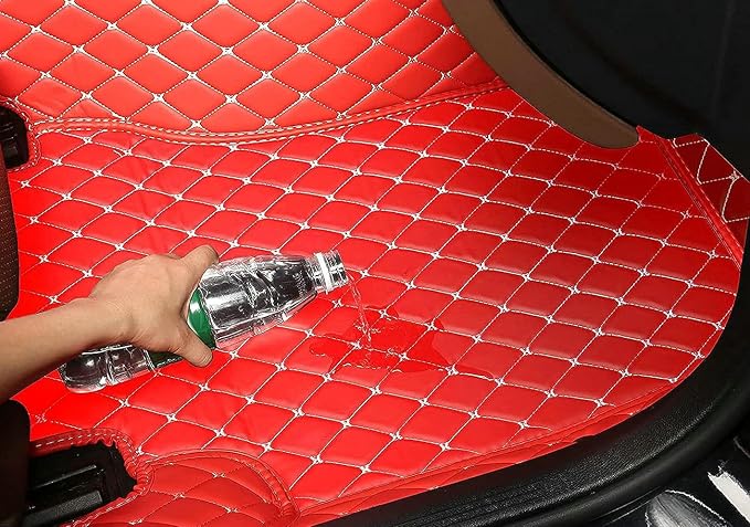 Custom Artificial Leather Waterproof All-Weather Car Floor Mats Fit - Image 6