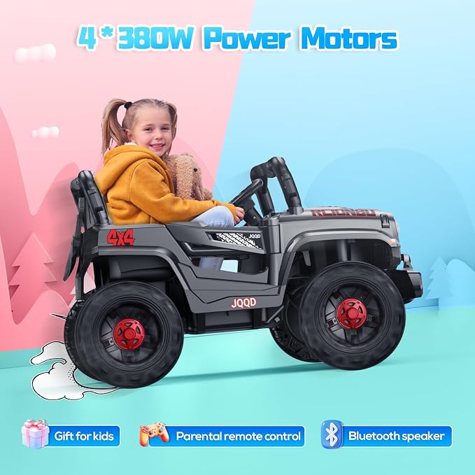 SEALIGHT 12V Kids Ride On Car Truck w/Parent Remote Control, Children Ride On - Image 2