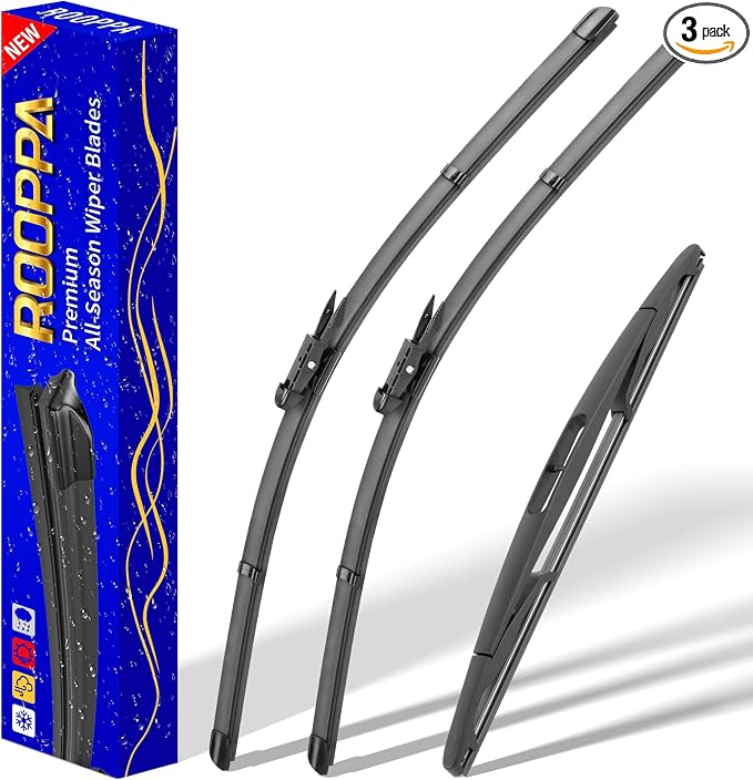 3 wipers Replacement for 2008-2012 Ford Escape, Windshield Wiper Blades by ROOPPA