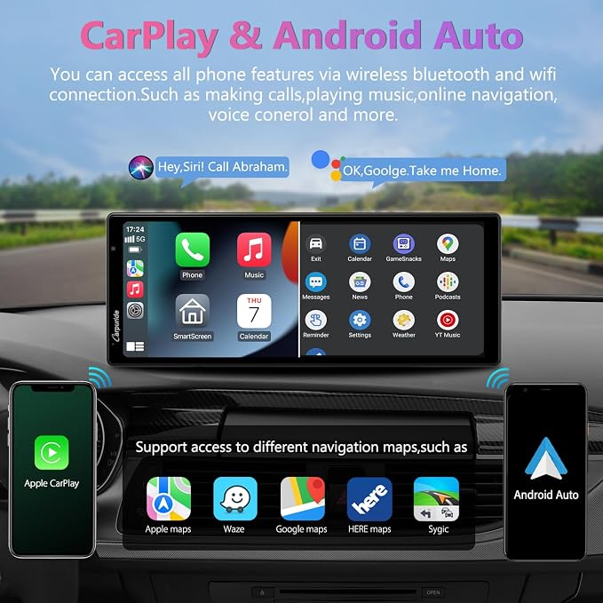 2025 CARPURIDE W903 Portable Carplay & Android Auto - Image 2