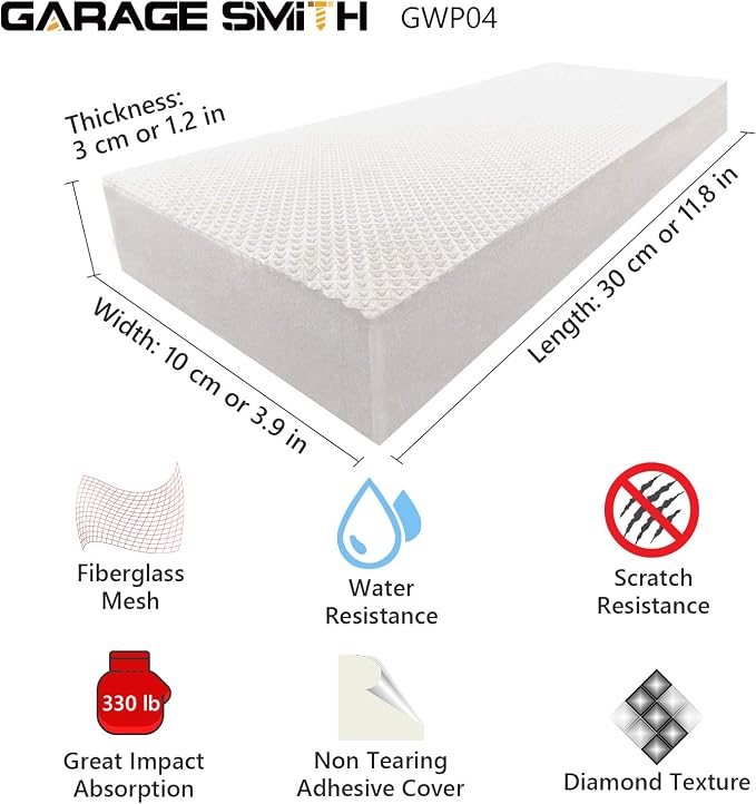 Garage Smith GWP04 Garage Wall Protector Car Door Protectors, Designed in - Image 3